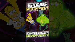 5 Times Family Guy Characters Had SUPERPOWERS! 🔥 || #superpowers  #familyguy #shorts