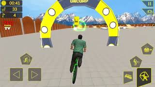 Bicycle racing stunt bmx rider simulator 3d game | Android Gameplay 965 screenshot 2