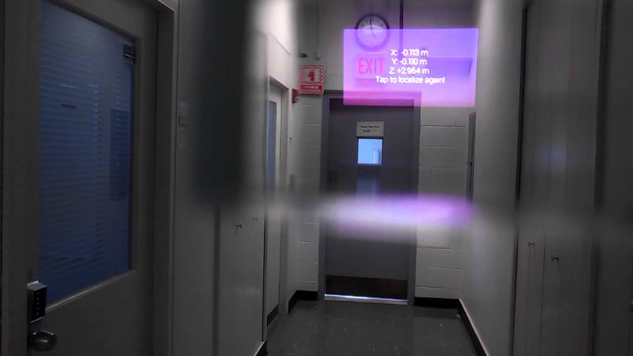 Indoor Localization using Google Glass (sub-meter accuracy)