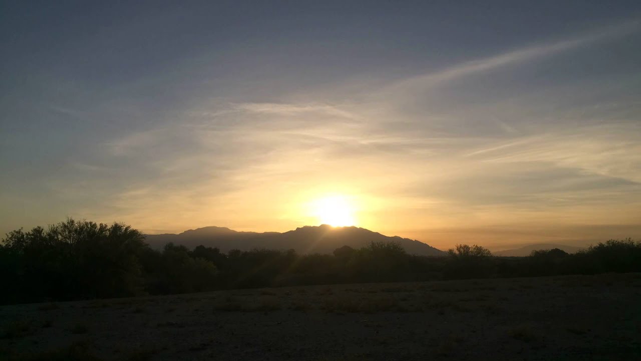 Time lapse Tucson sunrise