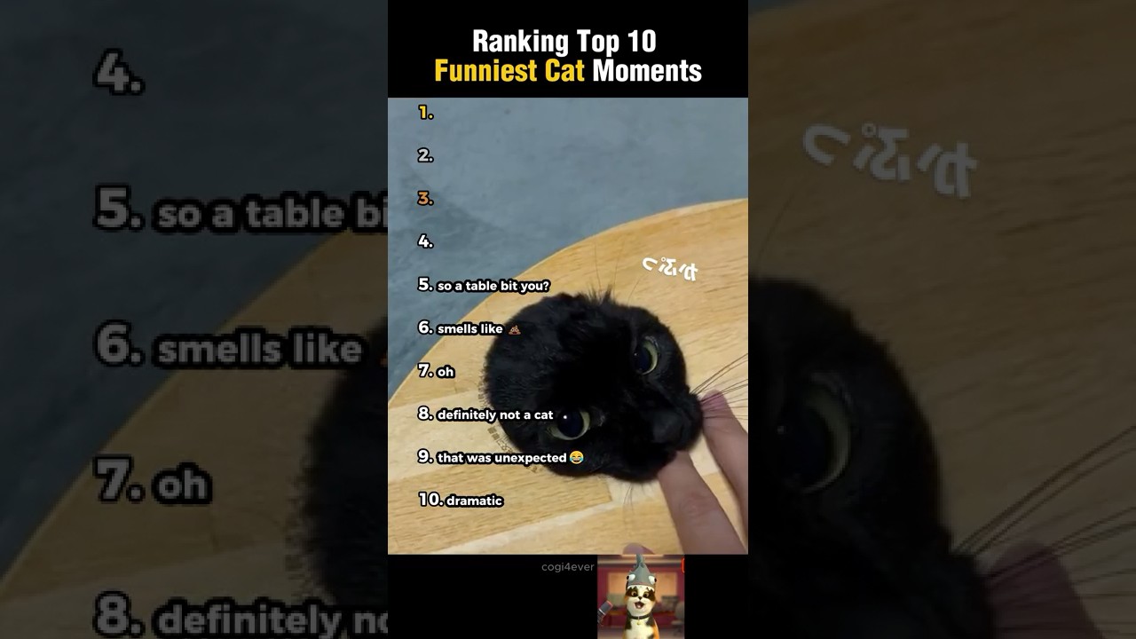 10 самых смешных моментов с кошками!