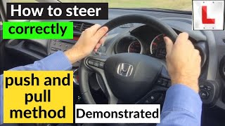 How to turn the steering wheel correctly for beginners learning to drive