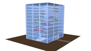 Palletless Parking  Autoparks Tower animation for palletlessparking