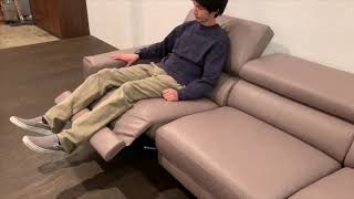 モーションカウチソファ Hughgo A (ヒューゴ)総革