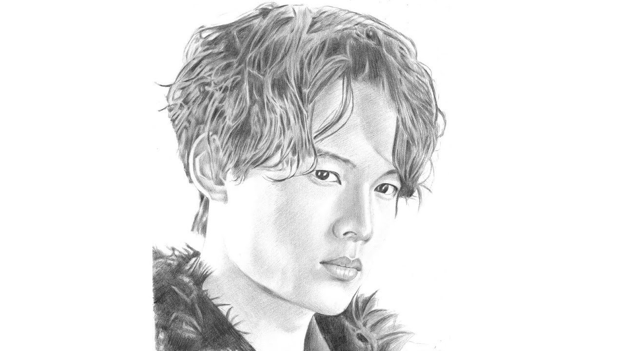 鉛筆画 松村北斗さん描いてみた Sixtones Youtube