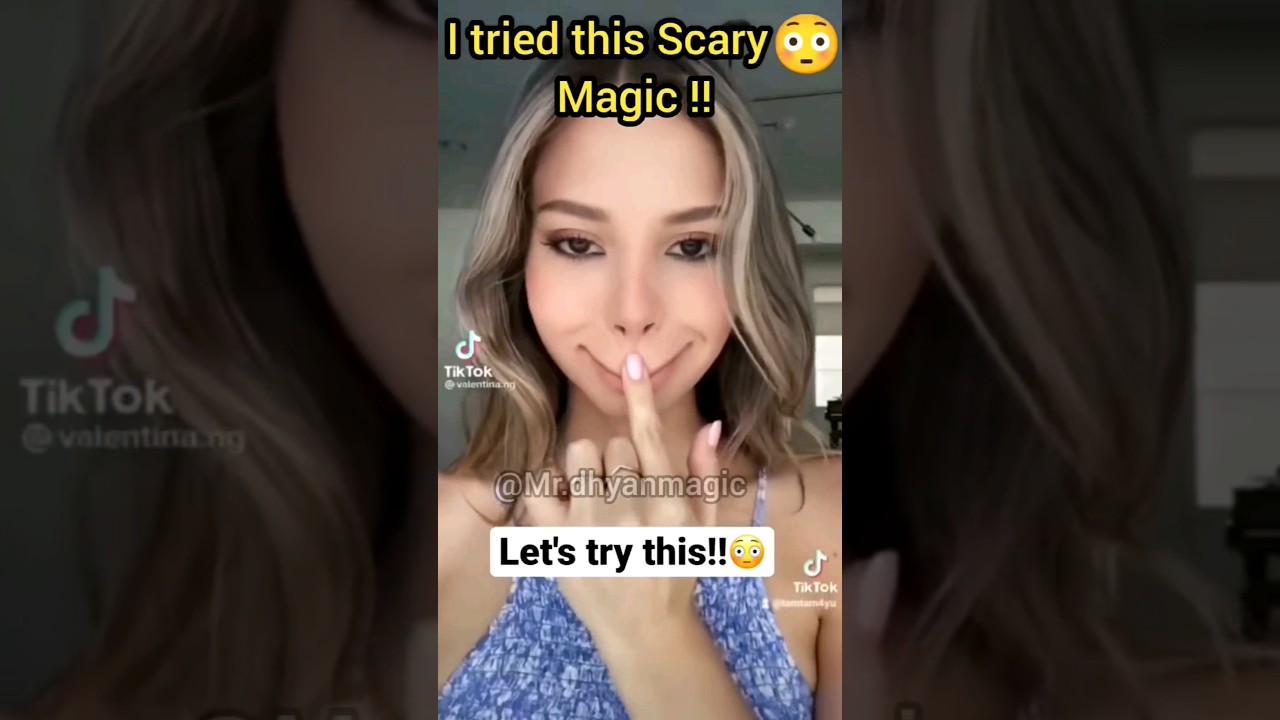 Lets try this scary 😨momo 🧟‍♂️ magic 