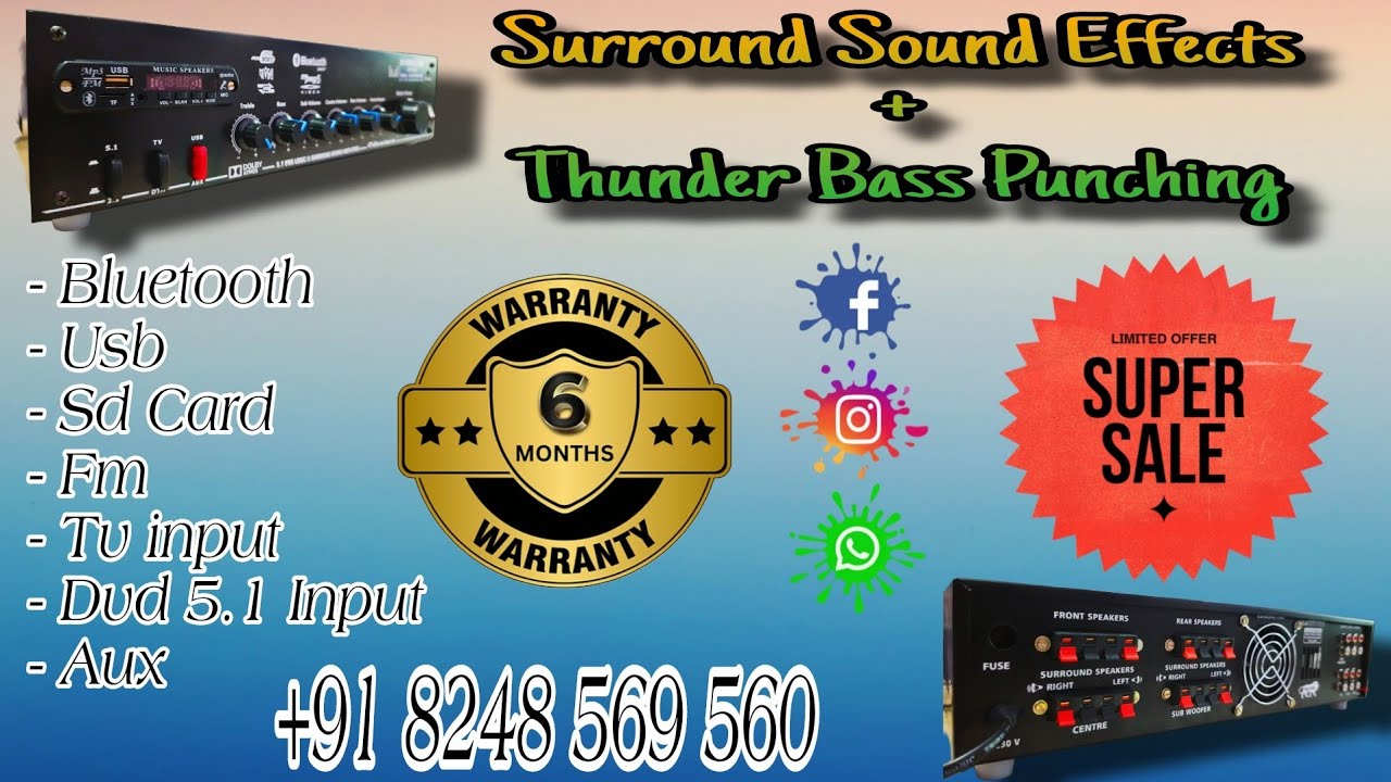 👉👉👉குறைந்த விலையில் 5.1 Surround Home Theater System _  Thunder Bass Punching 🔥🔥🔥