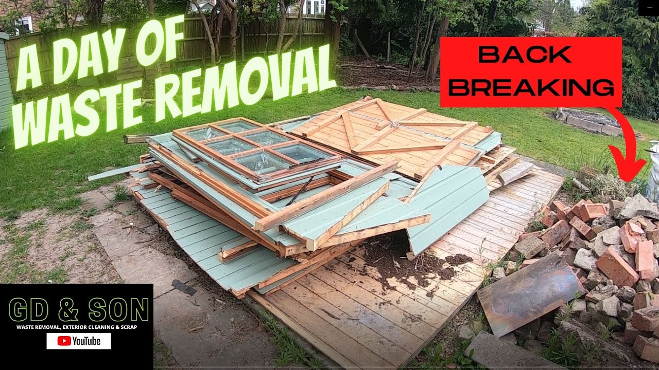 A Day Of Waste Removal Jobs. Working Hard To Succeed YouTube