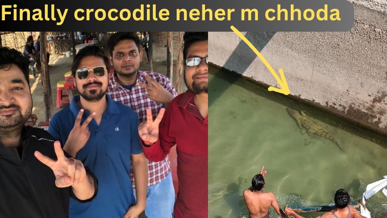 मगरमच्छ पकड़ लिया😲 Part 2 | Vlog 4 | Jhal ka pul | Kasagnaj Vlog