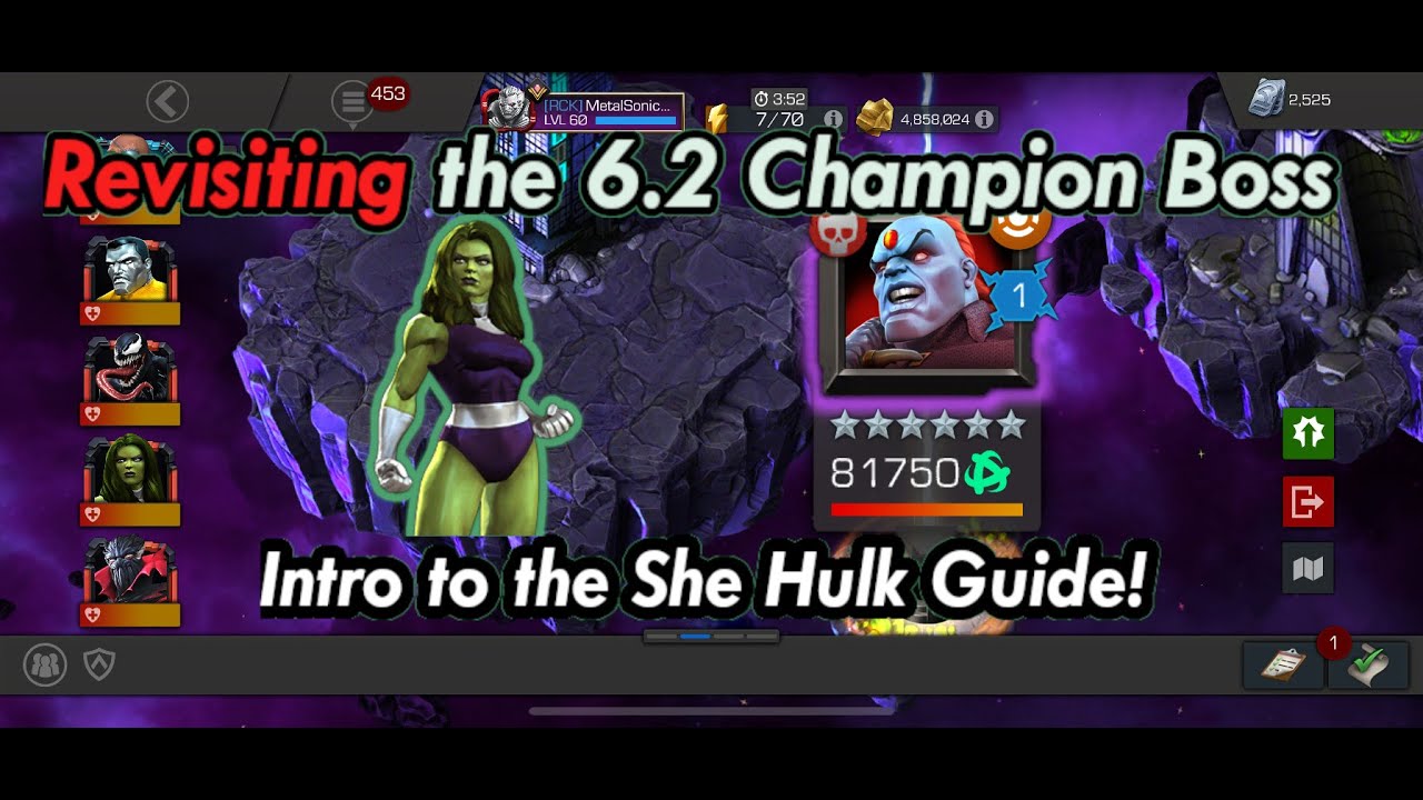 Revisiting the 6.2 Champion Boss: Intro to the She Hulk Guide!