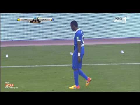    طرد اللاعب محمد جحفلي في مباراة النصر