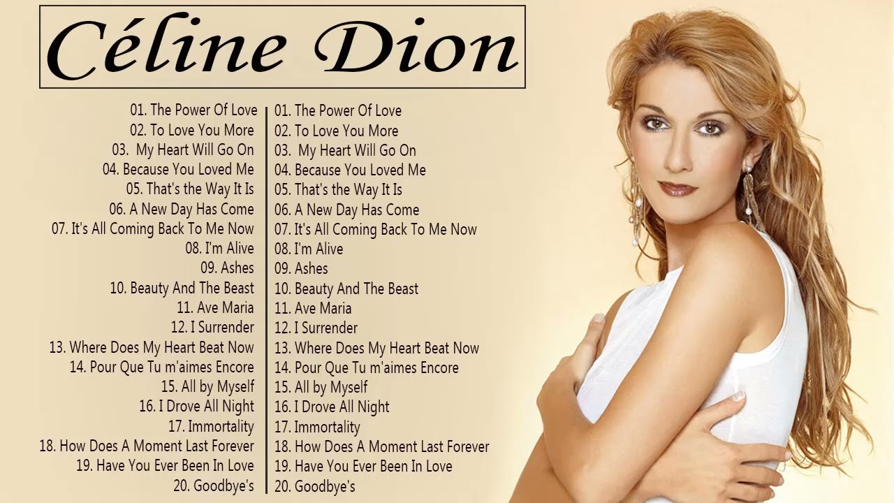 Celine dion greatest hits full album best songs of celine dion