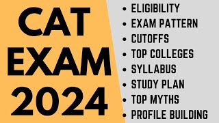 CAT exam 2024: Complete syllabus, top colleges, eligibility criteria, exam pattern, cutoffs