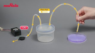 Microblower  Negative pressure: Suctioning a viscous liquid