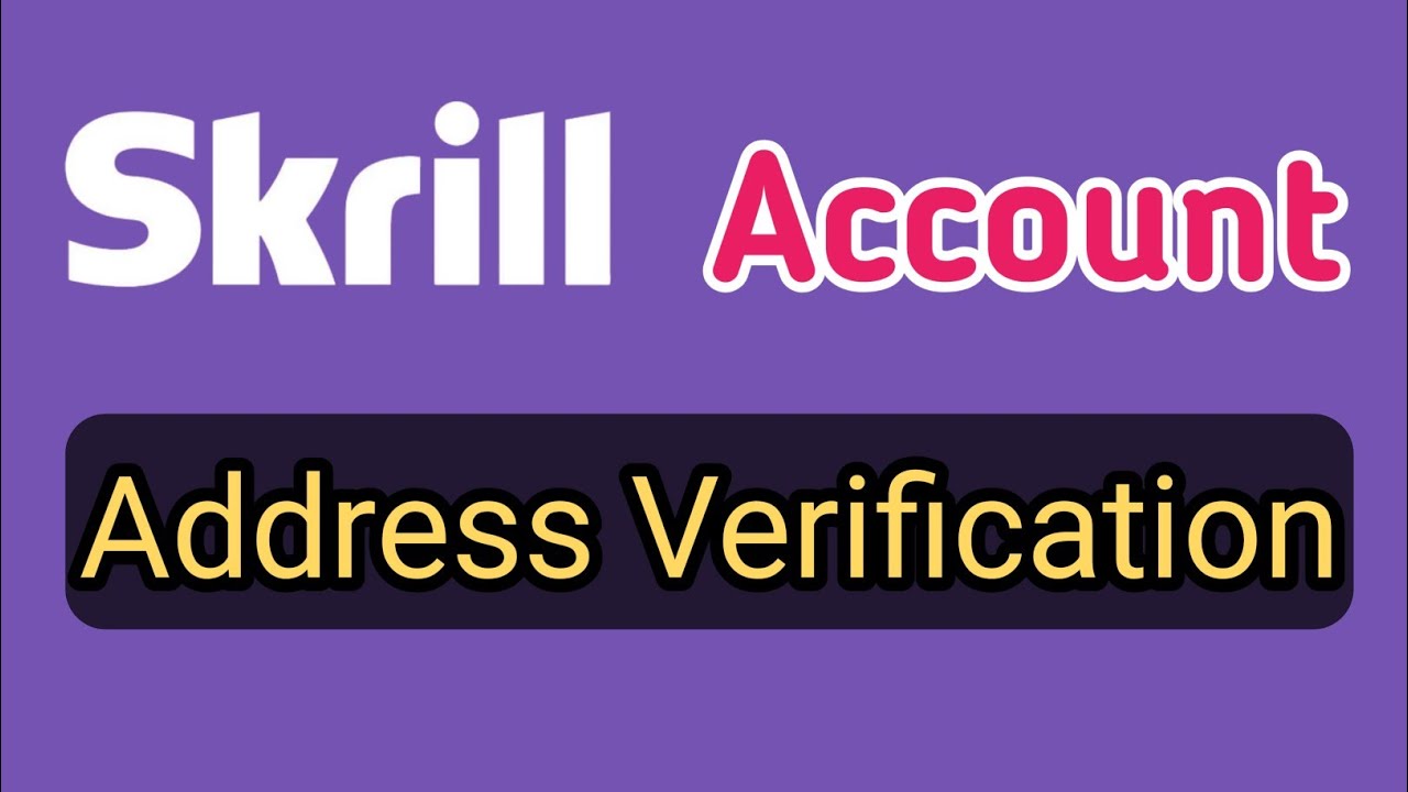 How to Verified Address Verification in Skrill Account | Skrill Address Verification Problem |Skrill