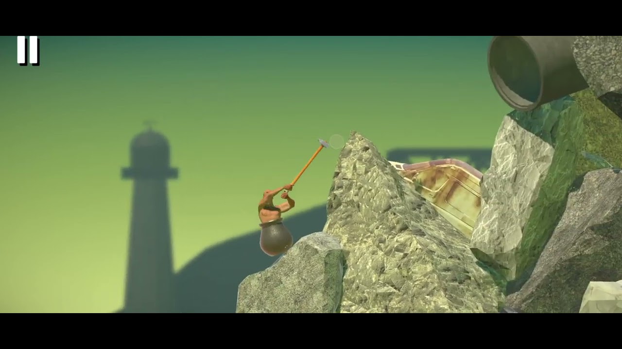 Can I complete this game?!. Getting over it gameplay Android - YouTube