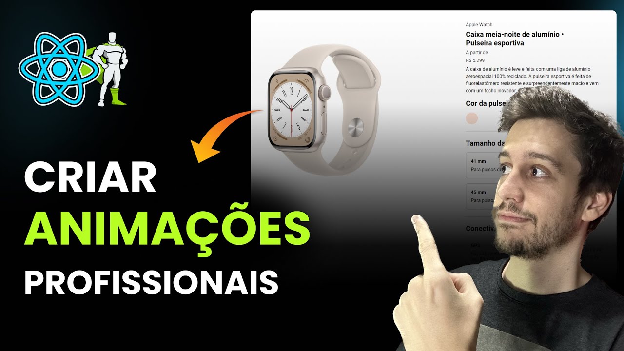 Criando animações profissionais com React JS e GSAP do zero 🚀 - YouTube