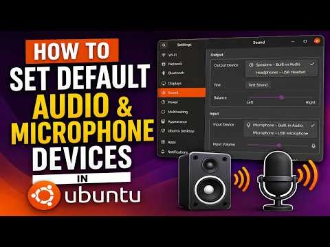 How to Set Default Audio & Microphone Devices in Ubuntu