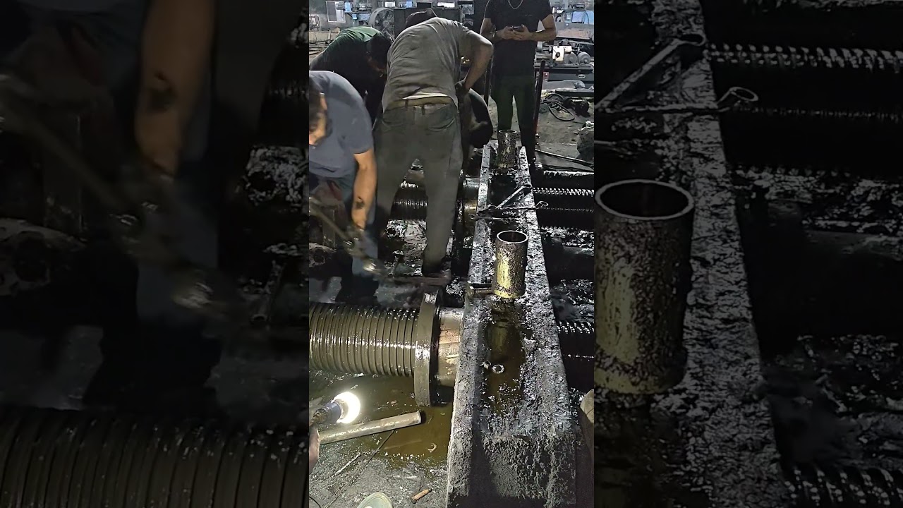 Rolling mill Pusher work 