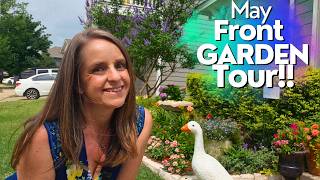 May '26 Front Garden Tour! Pink & Purple Theme Looking Amazing & My Favorite Container Combo EVER!