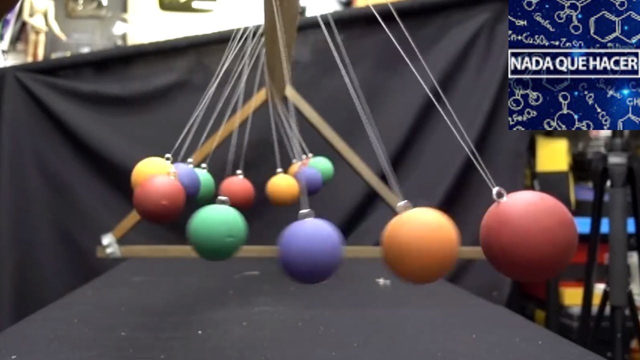 ¡Onda de péndulos con pelotas de hule! |NQUEH