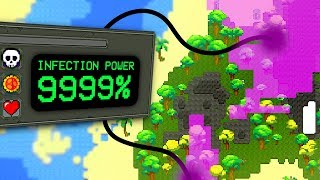 When You Create a SUPER DISEASE and Infect HUMANS and ANIMALS in WorldBox God Simulator