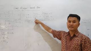 LIMIT ALJABAR BENTUK AKAR LIMIT ALJABAR BENTUK AKAR