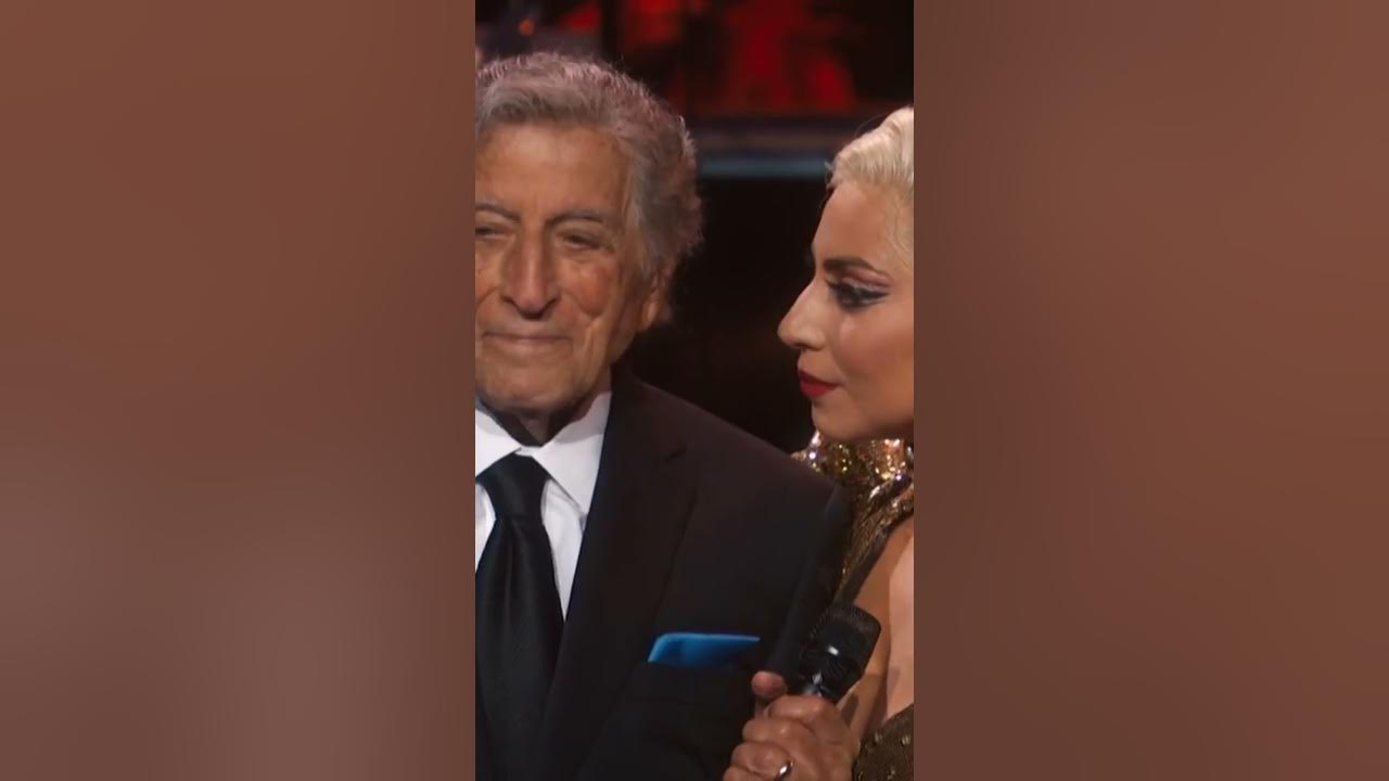 Lady Gaga escorts Tony Bennett off stage for the last time Lady Gaga escorts Tony Bennett off stage for the last time