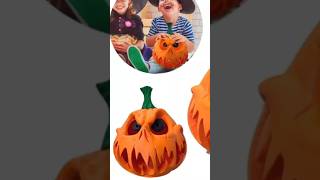 🎃 Giant Resin Halloween Pumpkin Lantern |Spooky Skull Decor with Wicked Smile for Indoors & Outdoors screenshot 4