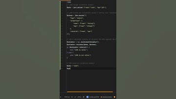 Which is better for #php data validation: JSON Schema or #php validation? JSON Schema vs #php