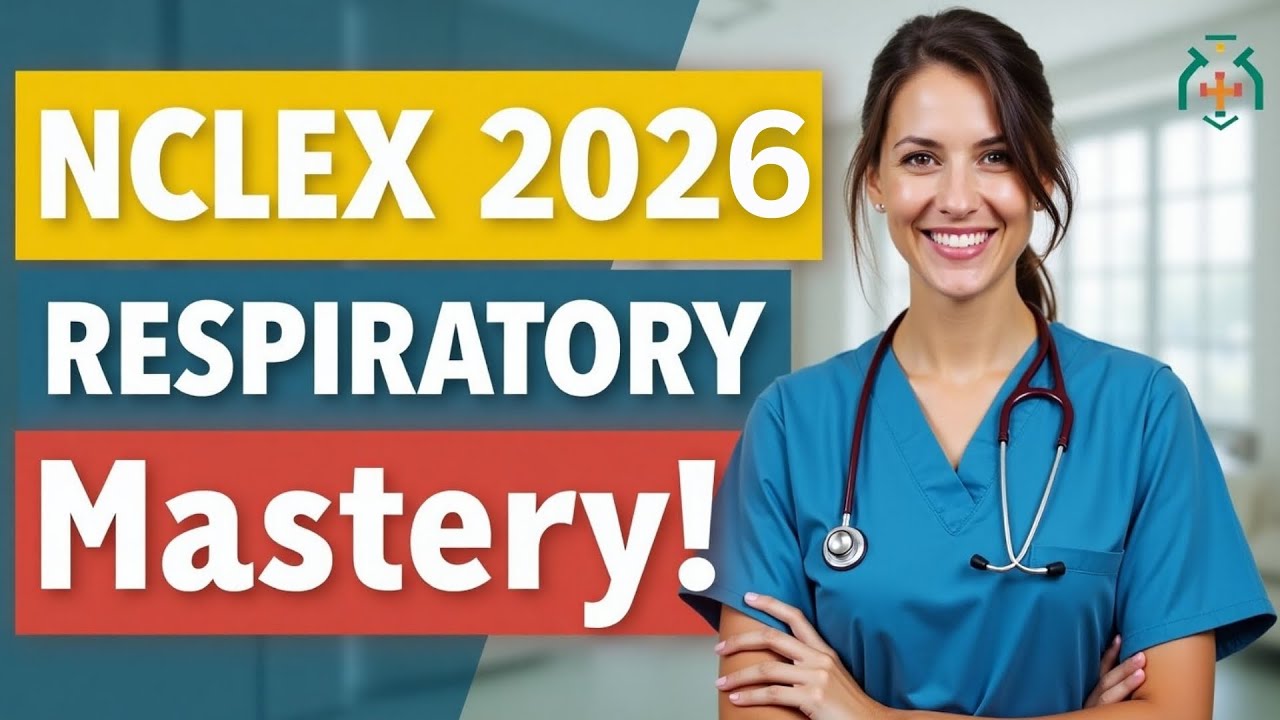 Respiratory Mastery-NCLEX 2026-Crack the Exam on Your First Try with This Ultimate High-Yield Guide
