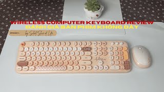 🌸Cute Wireless Computer Keyboard Review🌸💻 Đánh Giá Bàn Phím Không Dây Xinh Xắn! screenshot 5