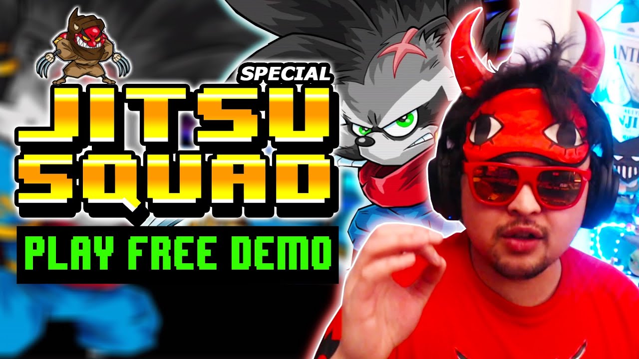Playing JITSU SQUAD Free Demo!🎮 (20 Days to Go) - Tanuki Creative Studio | 🔴Live-Stream Special