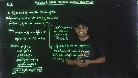 Polynomial ll Higher Order Thinking Skills Questions ll  Lecture-06 ll BY RIYAZUL HAQUE SIR