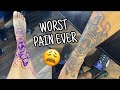 THE MOST PAINFUL TATTOO EVER! FULL TATTOO TIMELAPSE 💕