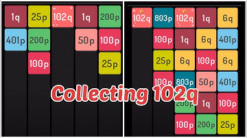 X2 Blocks Gameplay: Collecting 102q | Easy Strategy