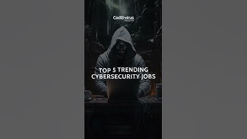 Top 5 cyber security jobs #codevirussecurity #cybersecurity #2024