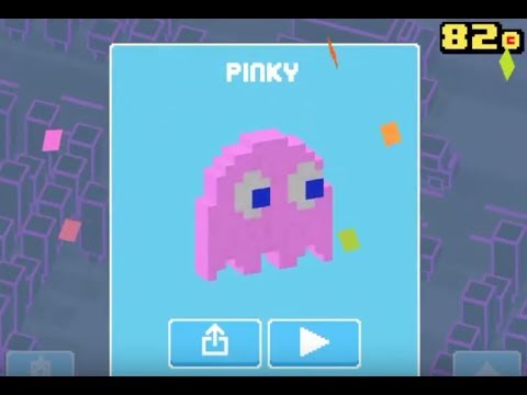 how do you get the pacman ghosts in crossy road