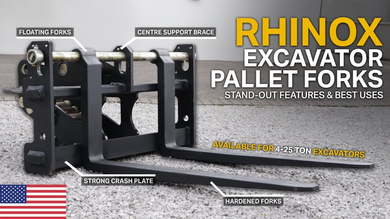 Hitachi ZX130-7H Pallet Forks – Rhinox Group US
