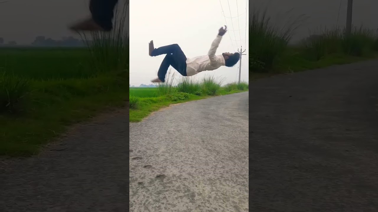 😱tiktok viral flips✌️ viral stunt video/