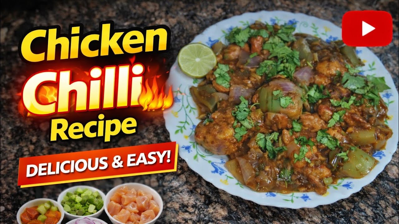 Ek Plate Chicken Chilli Aur MAA Ki khamoshi💕🐔 Chicken chilli recipe in Love...