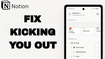 How To Fix And Solve Kicking You Out On Notion-Notes App | Final Solution