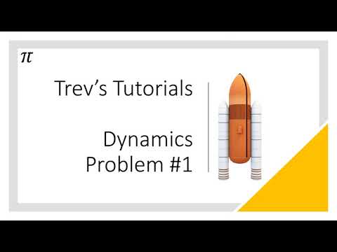 Dynamics - Rocket Sled Problem Solution