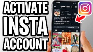How To Activate Insta Account Again - Full Guide