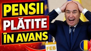 CNPP ANUNȚ OFICIAL: Când se plătesc pensiile ÎN AVANS în februarie 2026
