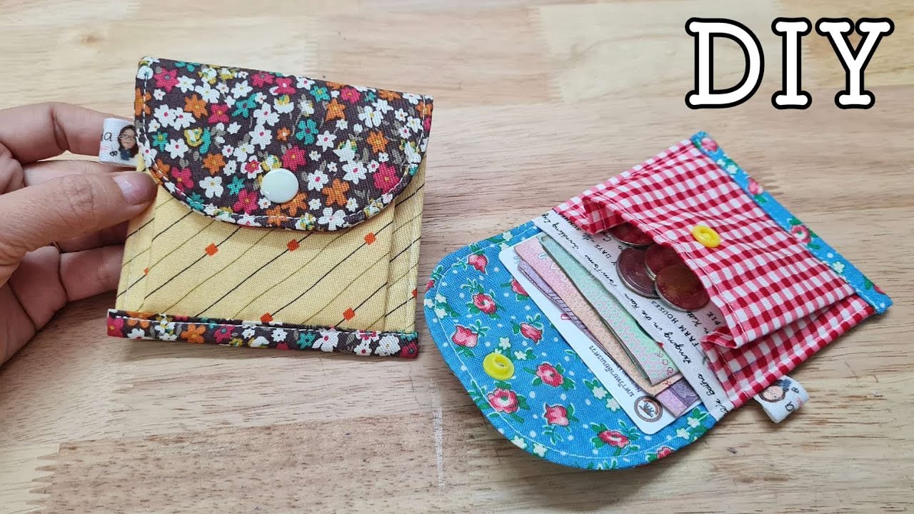 EP239 : DIY Very Cute and Easy Mini Wallet  | Bag sewing Tutorial