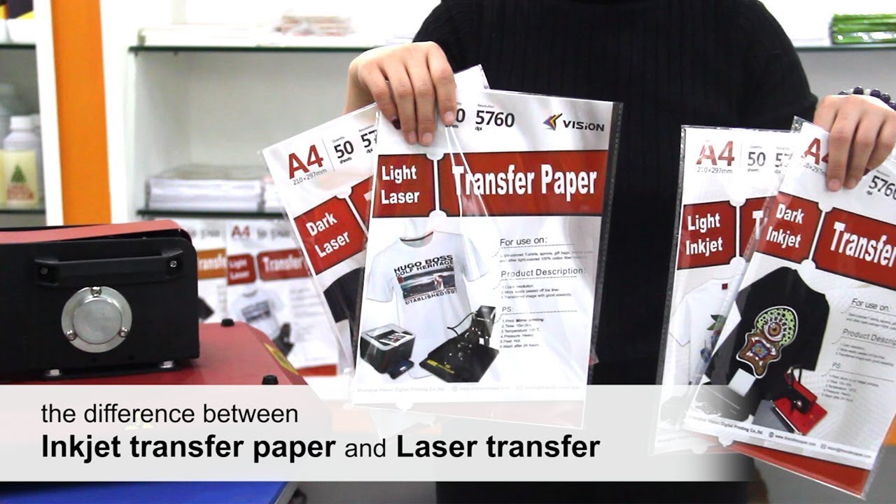 Support - What's the difference between Inkjet light transfer paper and  Inkjet dark transfer paper?