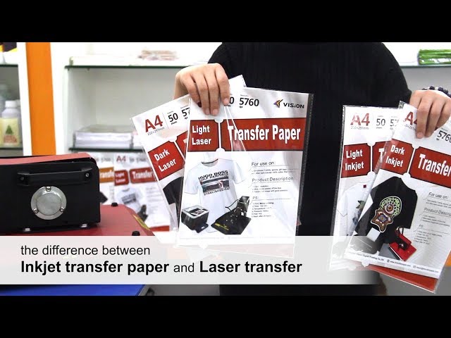 Support - What's the difference between Inkjet light transfer