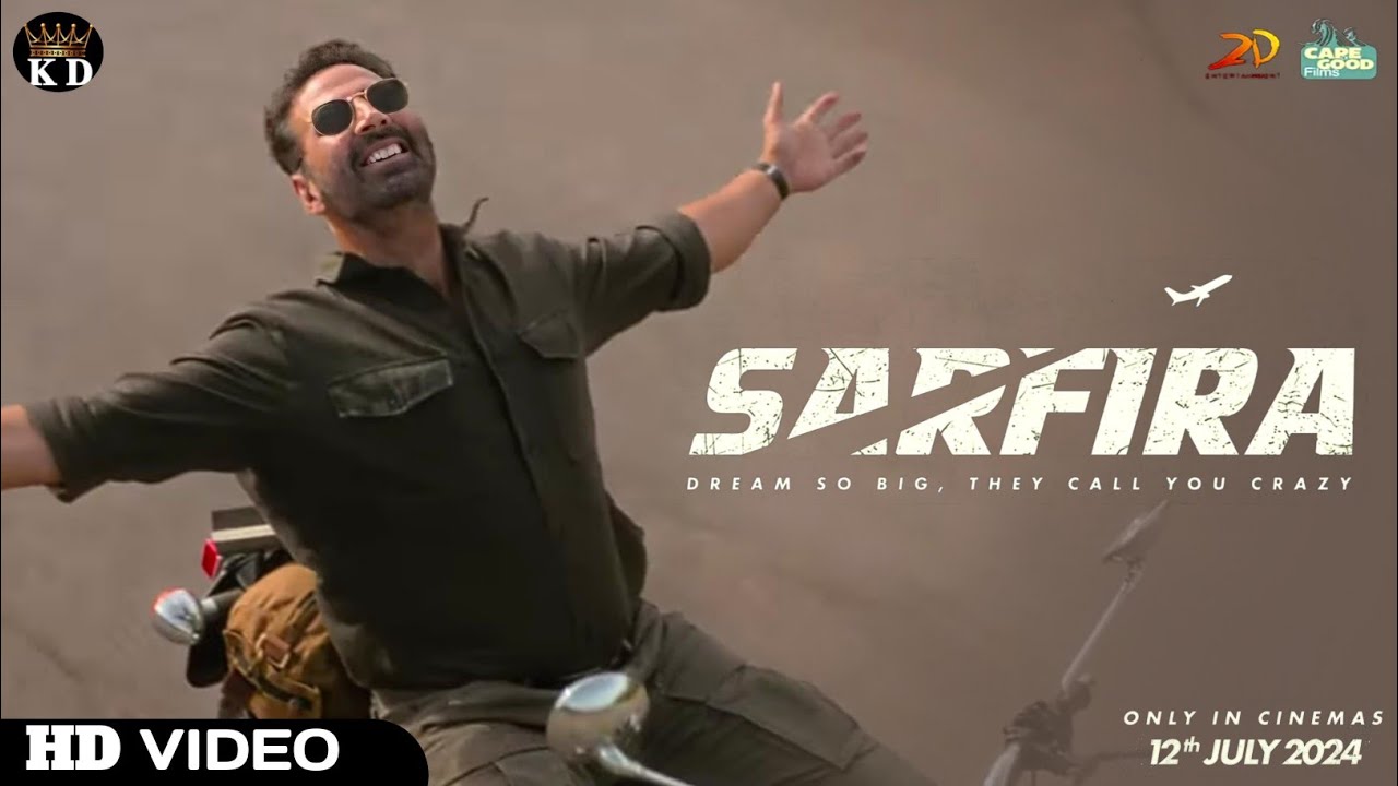 Sarfira - Teaser Akshay Kumar | Sudha Kongara | Sarfira Akshay Kumar | Sarfira Trailer | July 12