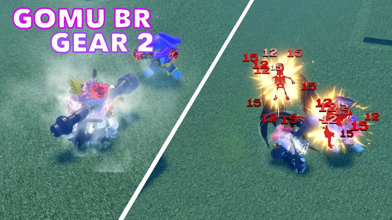 [GPO] GOMU GEAR 2 Is BEST MODE in Battle Royale 15k DMG Duo Win YouTube